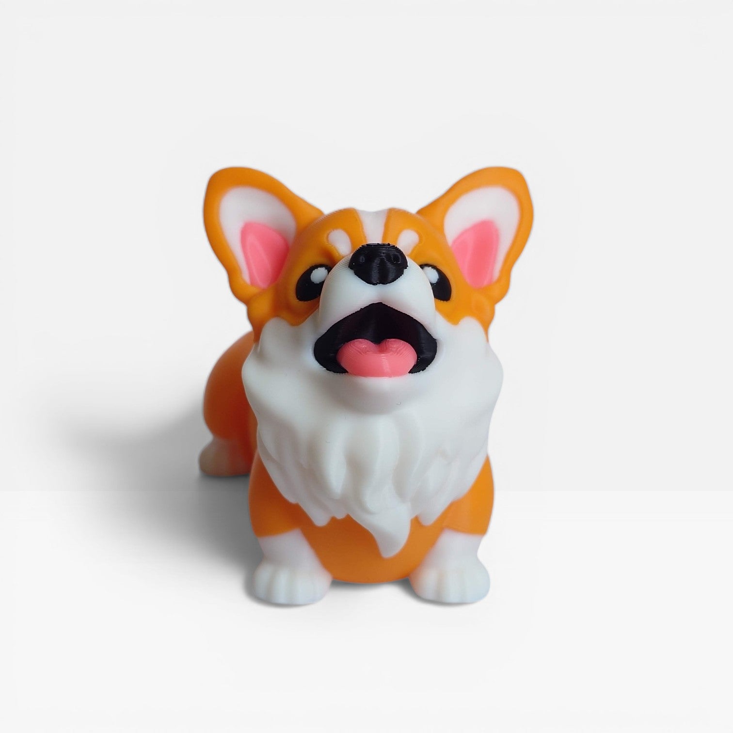 3D spausdintas korgi (korgis) šuniukas