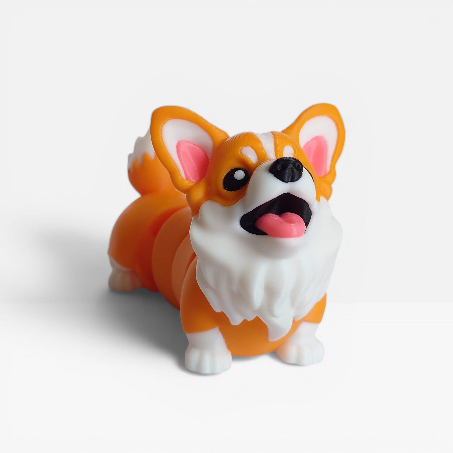 3D spausdintas korgi (korgis) šuniukas