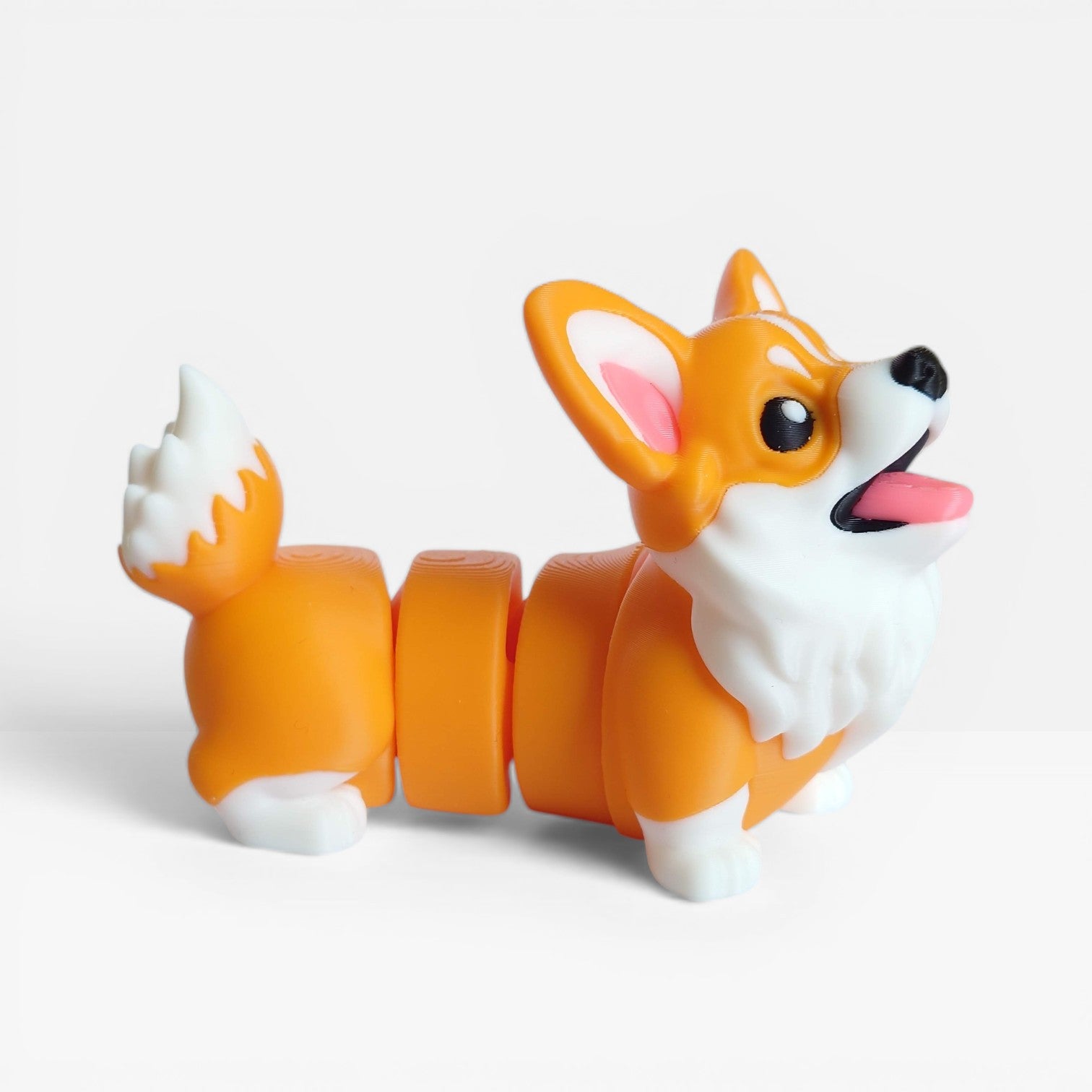 3D spausdintas korgi (korgis) šuniukas