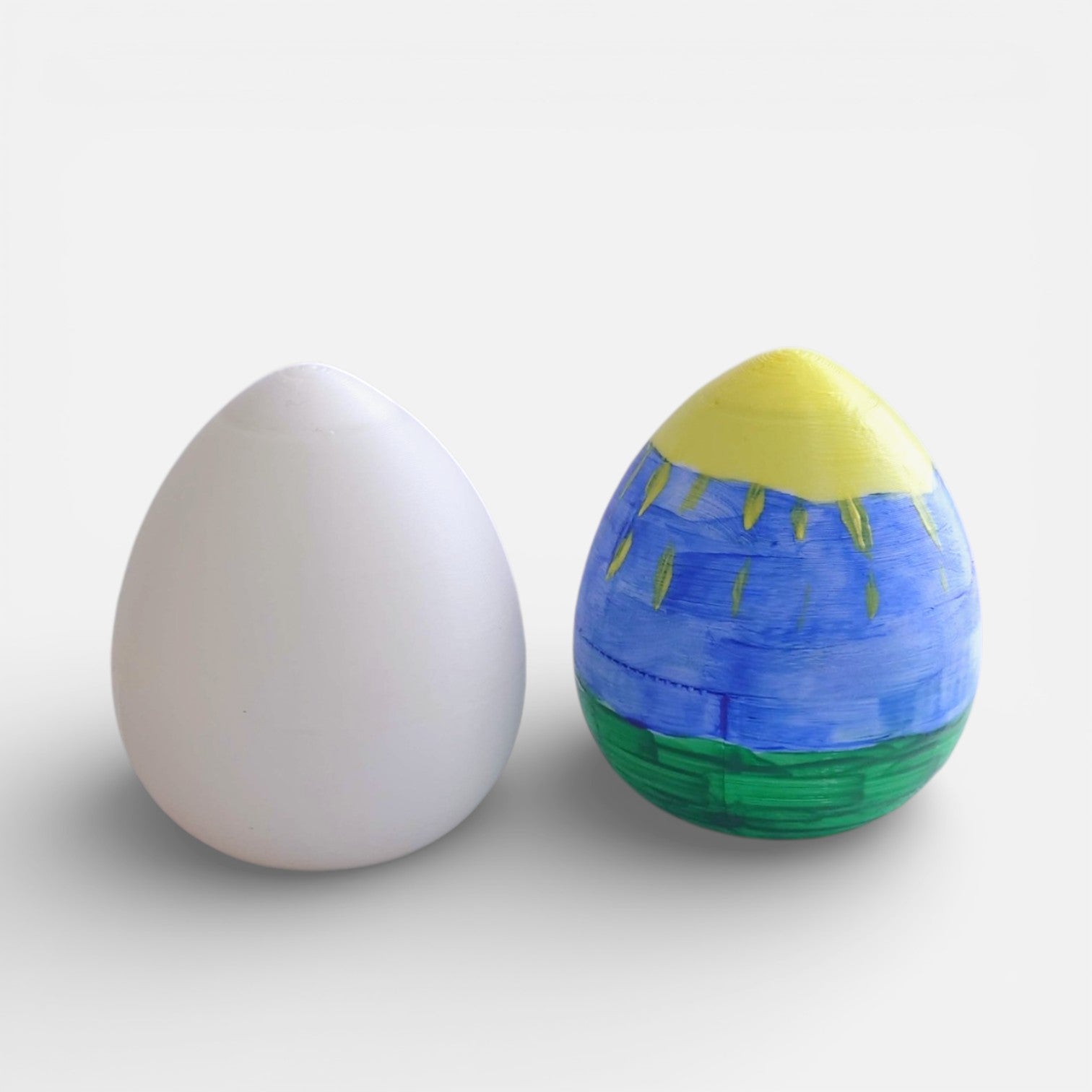 3D Spausdintas Velykinis Kiaušinis su Žaisliuku Viduje