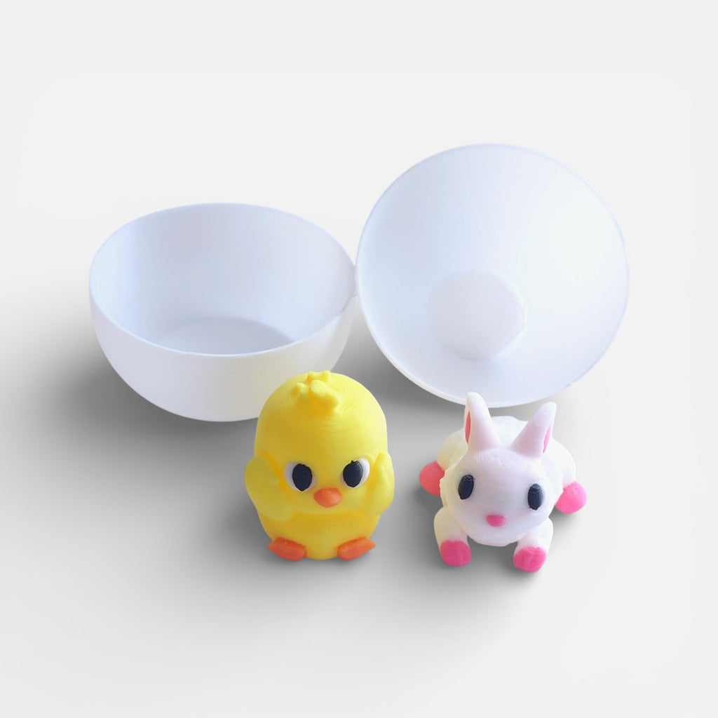 3D Spausdintas Velykinis Kiaušinis su Žaisliuku Viduje
