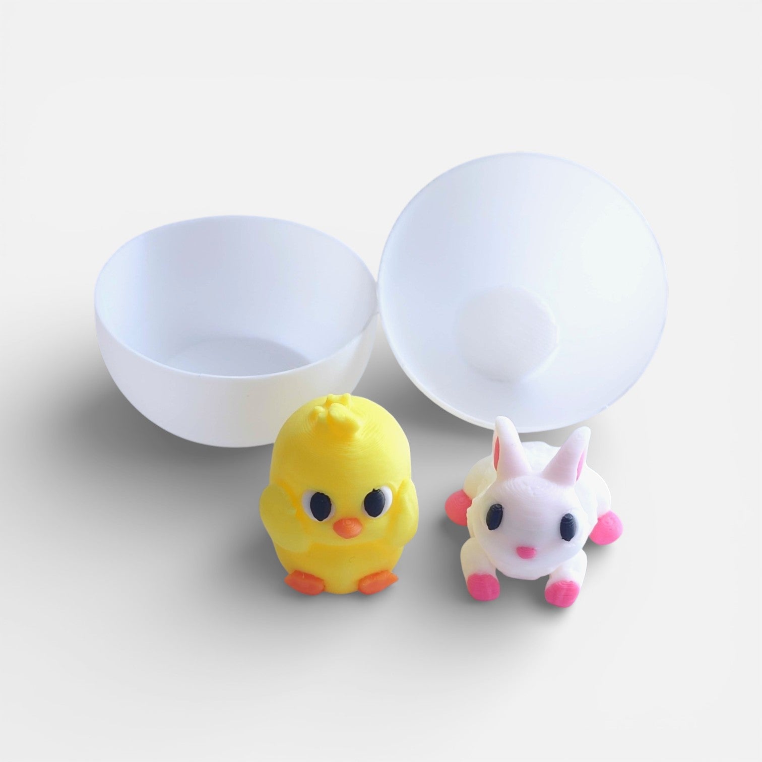 3D Spausdintas Velykinis Kiaušinis su Žaisliuku Viduje