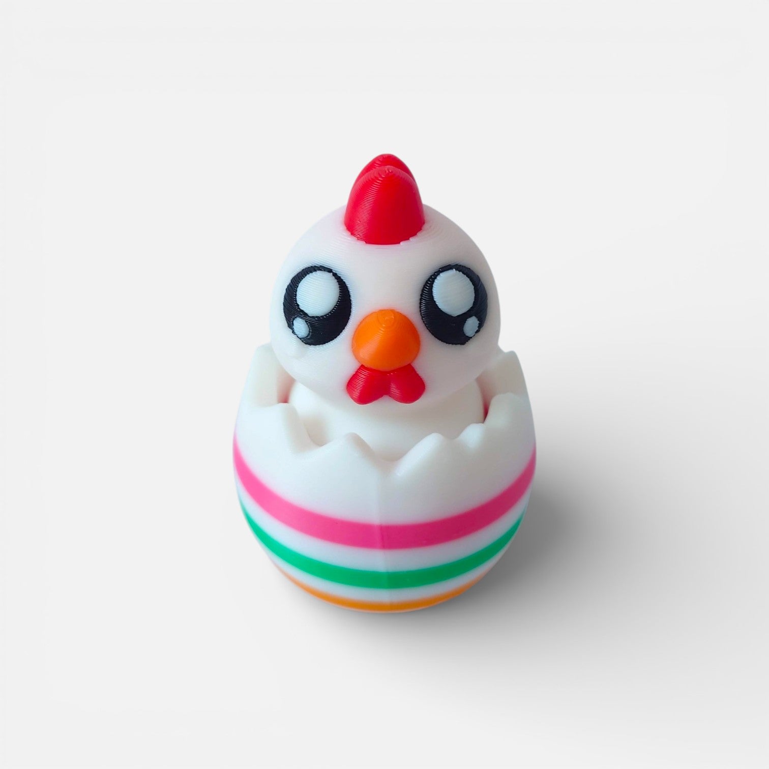 3D spausdintas „Viščiukas“ - clicker žaisliukas