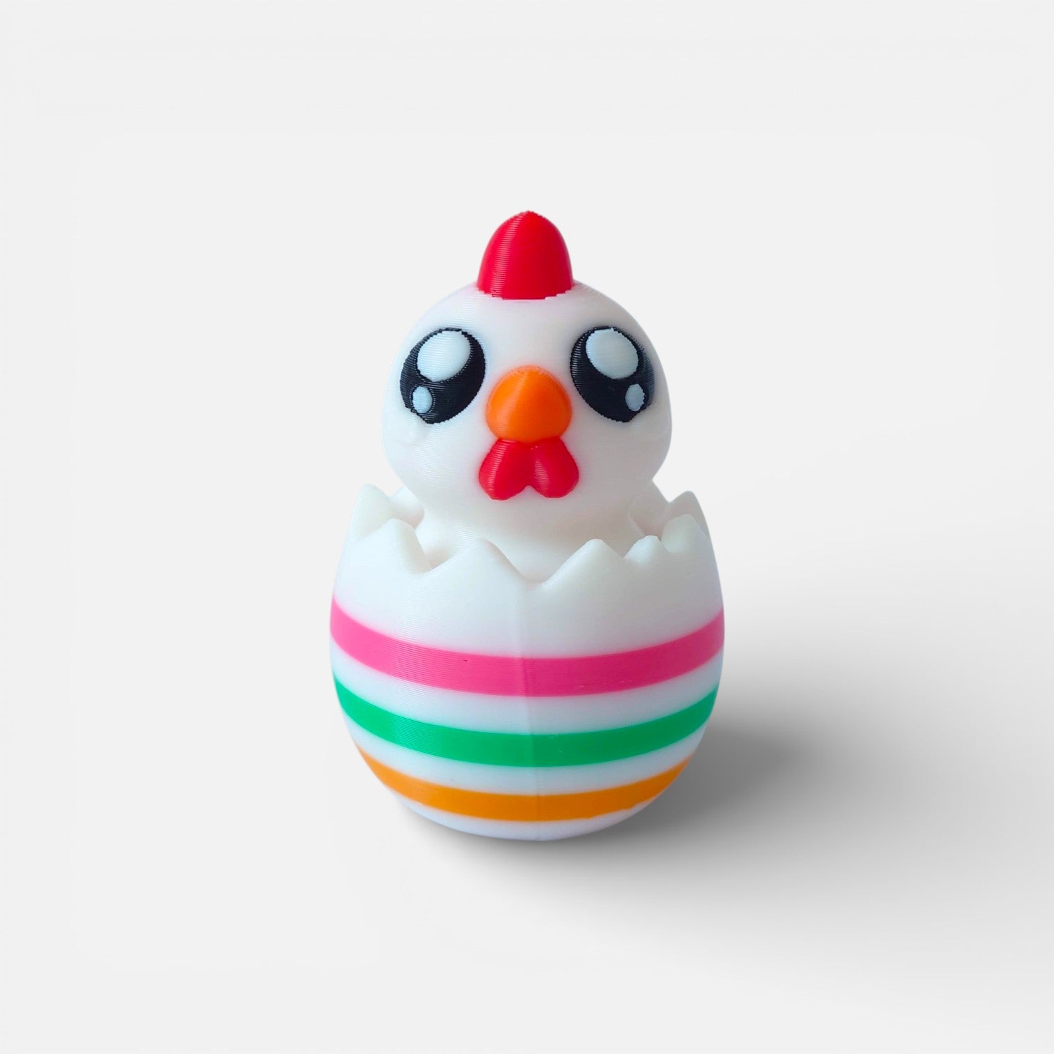 3D spausdintas „Viščiukas“ - clicker žaisliukas