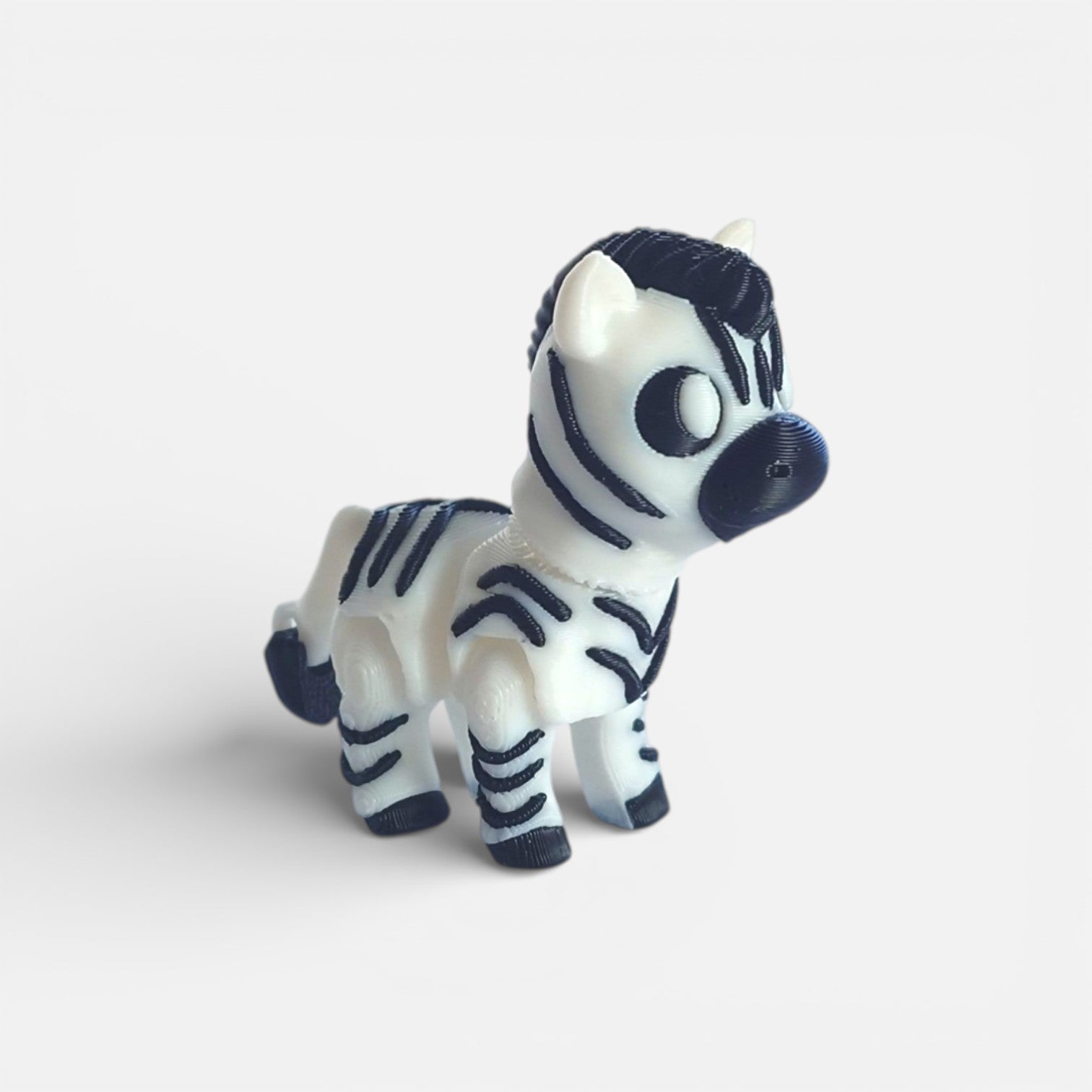 3D spausdintas mini zebriukas