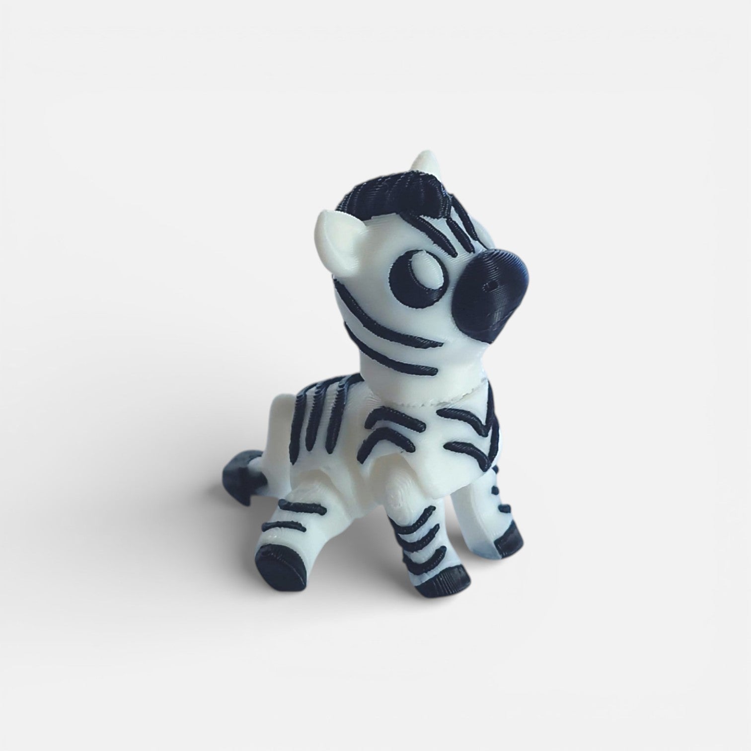 3D spausdintas mini zebriukas