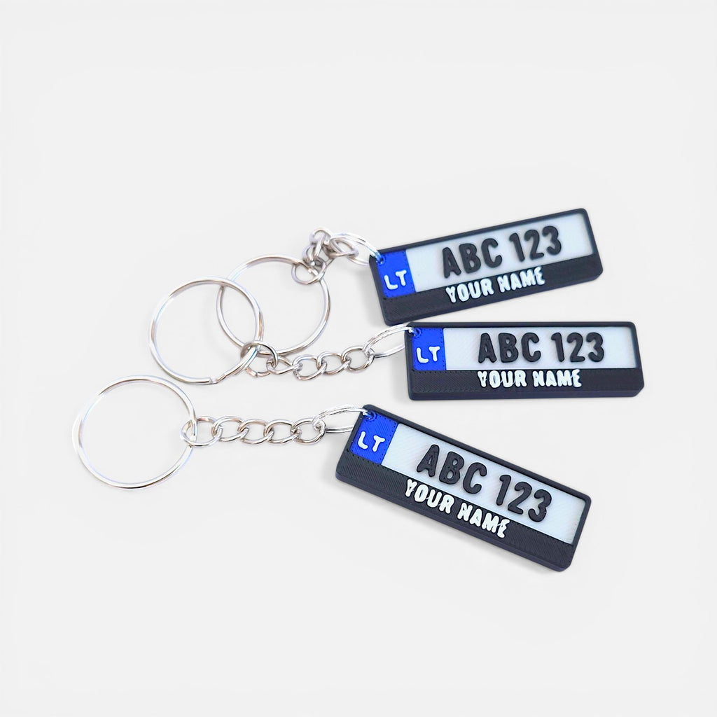 Personalizuotas EU Valstybinio Automobilio Numerio Pakabukas