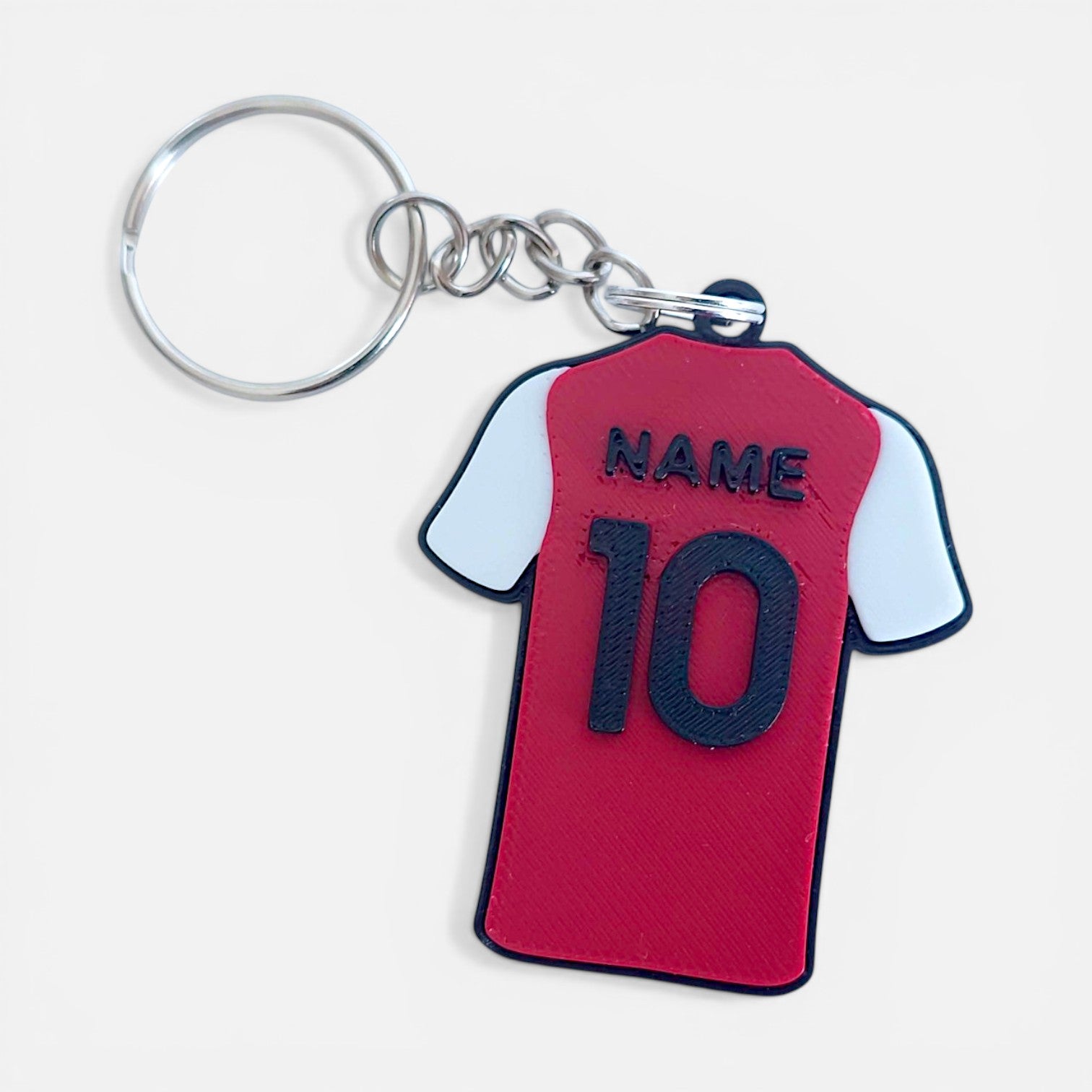 Personalizuotas futbolo „Jersey Soccer“ pakabukas – su vardu ir numeriu