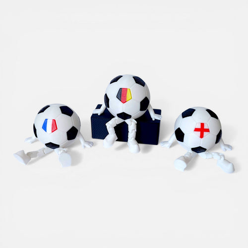 3D spausdintas futbolo draugužis