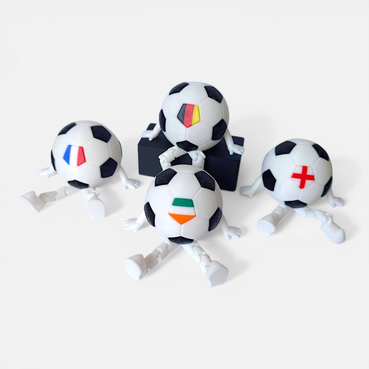 3D spausdintas futbolo draugužis