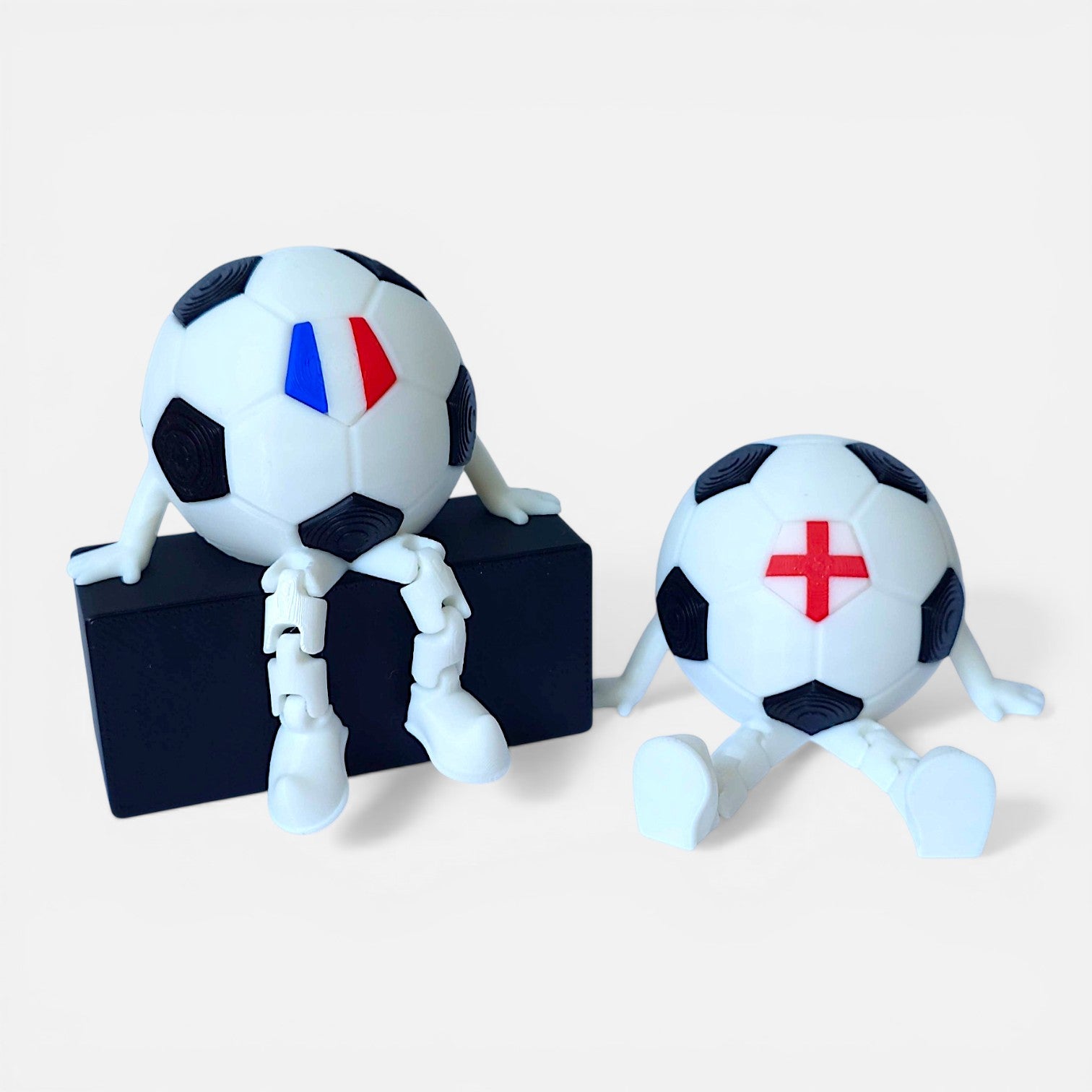 3D spausdintas futbolo draugužis