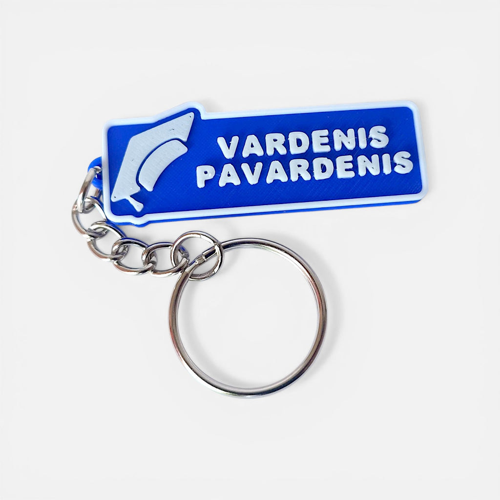 Vardinis raktų pakabukas mokyklos baigimo proga