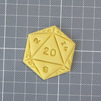D20 kauliuko sausainių formelė – DnD ir Dungeons & Dragons