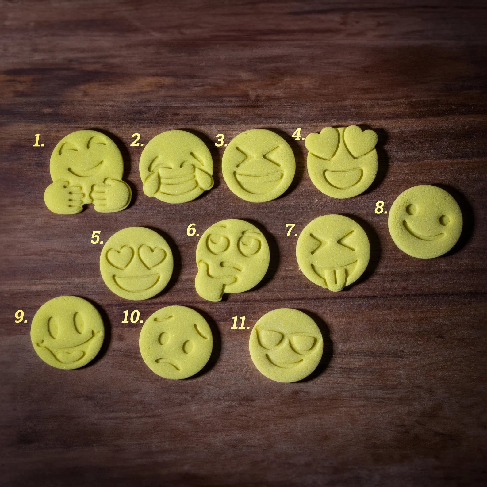 Emoji veideliai - 3D spausdintos sausainių formelės