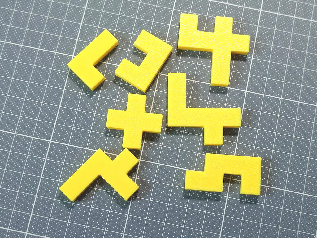 3D spausdintas galvosūkis – 10 detalių