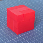 3D spausdintas galvosūkio kubas