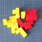 3D spausdintas galvosūkio kubas
