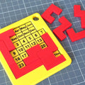 3D spausdintas kasdienis kalendoriaus galvosūkis