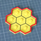 3D spausdintas 7 šešiakampių galvosūkis