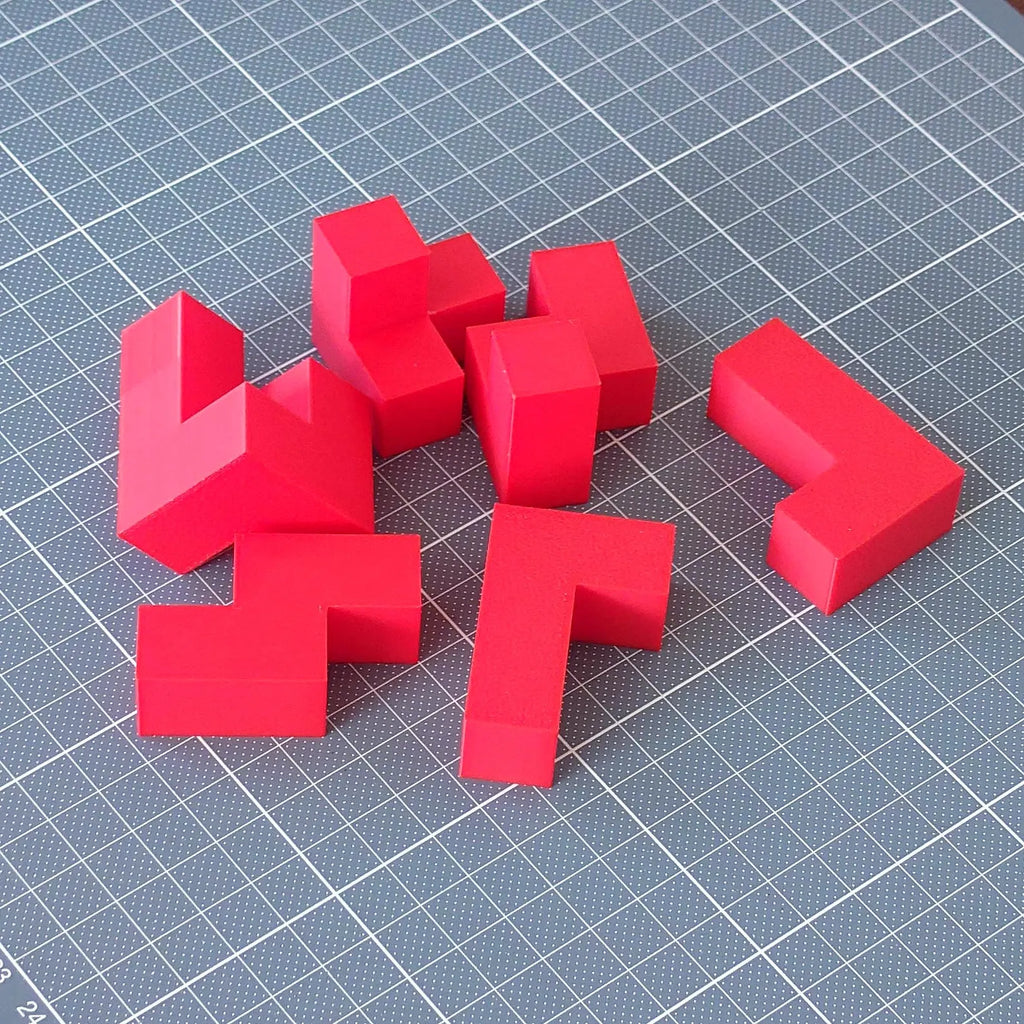 3D spausdintas galvosūkio kubas