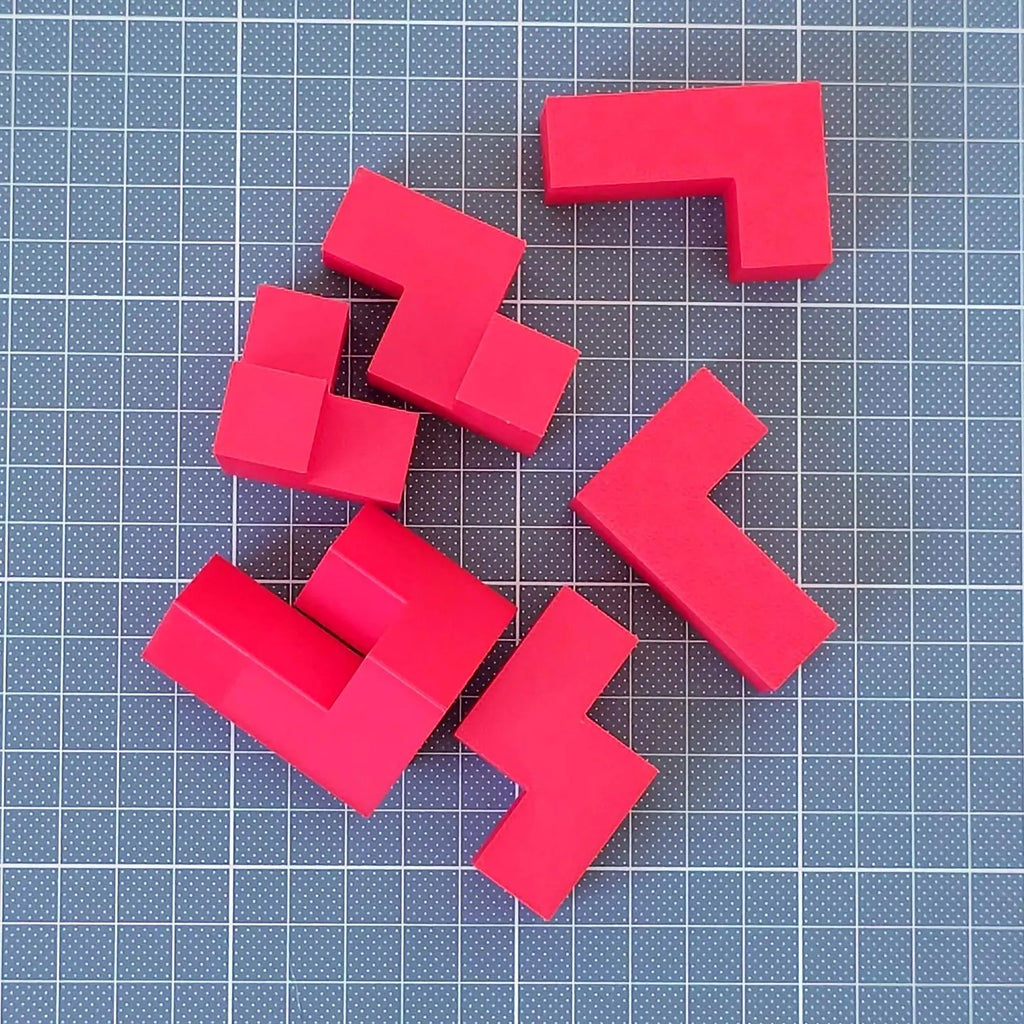 3D spausdintas galvosūkio kubas
