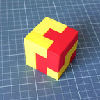 3D spausdintas galvosūkio kubas