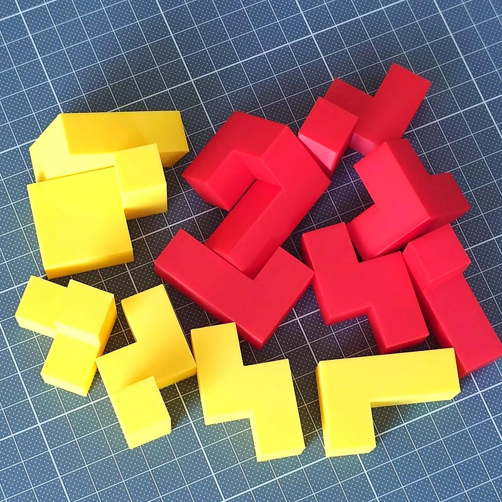 3D spausdintas galvosūkio kubas