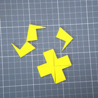 3D spausdintas galvosūkis „Du kryžiai“